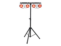 Algam Lightning Stage Bar - Projecteur LED sur pied et pédalier - 4 têtes
