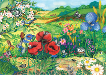 Puzzle Prairie en fleurs - 50 pièces