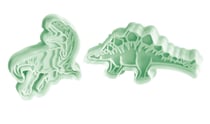 Lot de 2 découpoirs éjecteurs ScrapCooking® - Dinosaures