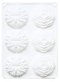 Moule 3D pour 6 mini pochages St-Honoré ScrapCooking® - Ø 7 cm