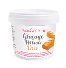 Préparation pour glaçace miroir ScrapCooking®- Doré - 220 g