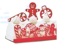 Kit décoration bûche de Noël 5 pièces ScrapCooking