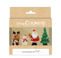 Lot de 4 accessoires de Noël ScrapCooking® - Sweet Xmas