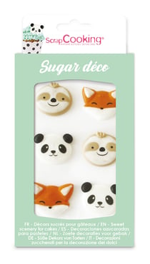Décoration en sucre animaux - Scrapcooking