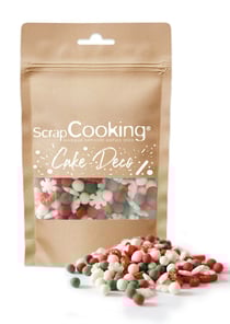 Lot de décorations en sucre ScrapCooking® - Mix 3D Noël - 46 g