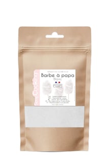 Préparation sucrée barbe à papa ScrapCooking® - Blanche - 160 g