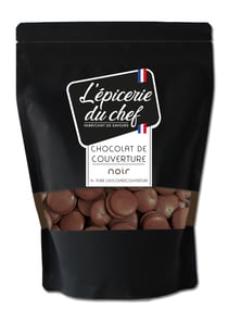 Chocolat couverture L'épicerie du chef - Noir - 500 g