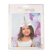 Kit de 6 coiffes de licorne irrisée