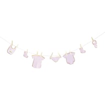 Guirlande bébé girl rose - 1,5 mètres