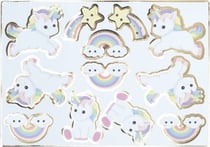 Lot de 25 stickers Baby Licorne