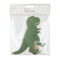 8 invitations - Dinosaure