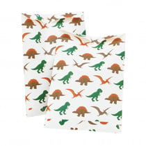 8 pochettes en papier - Dinosaures