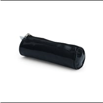 Trousse ronde Glossy - 1 compartiment - Noir - Cultura