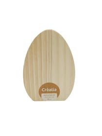 Œuf de Pâques en bois 3D - 15 cm - Créalia
