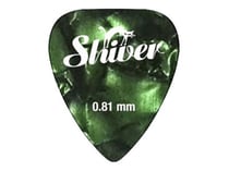Shiver - 12 médiators celluloïd 0.81 vert