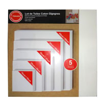 Lot de 5 toiles gigognes