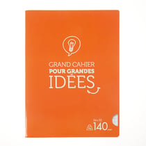 Cahier - 24 x 32 cm - 140 pages grands carreaux - Cultura