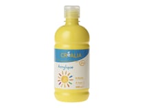 Peinture Acrylique Brillante - Créalia -  500 ml - Jaune Primaire