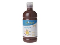 Peinture acrylique brillante - 500 ml - marron