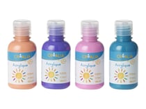Set de 4 pots de peinture acrylique – 150ml – Féérique - Créalia