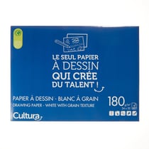 Canson® - Papier Buvard - Grain Léger - Pochette de 12 Feuilles - 16 x 21cm  - 125 g/m²