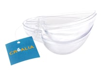 coeur plastique 8cm 2 parties - Créalia
