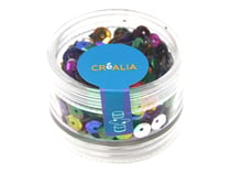 Assortiment de sequins bombés - Boîte de 10 grammes - Créalia