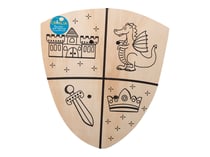 Bouclier à décorer pré imprimé - Créalia