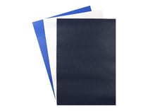 Coupons synthétiques grainés - Indigo denim A5 x3 - Créalia