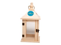 Lanterne en bois et verre Créalia