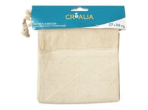 Pochon à broder 27 x 30 cm Créalia - Beige