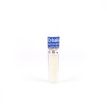 Perles Toho 11/0 - Tube de 3 g - Color 122 Opaque Luster blanc - Créalia
