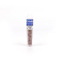 Perles Toho 11/0 - Tube de 3 g - Color PF556 PF Galvanized doré - Créalia