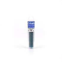 Perles Toho 11/0 - Tube de 3 g - Color 7BDF Transparent Matte bleu - Créalia