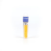 Perles Toho 11/0 - Tube de 3 g - Color 128B Opaque Luster jaune - Créalia