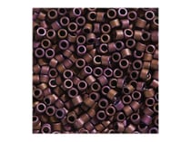 Perles Toho 11/0 - Tube de 3 g - Color 703 Higher Metallic Matte rouge - Créalia