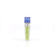 Perles Toho 11/0 - Tube de 3 g - Color 44F Opaque Matte vert - Créalia