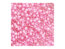 Perles Toho 11/0 - Tube de 3 g - Color Transparent Rainbow rose - Créalia