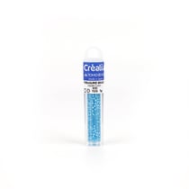 Perles Toho 11/0 - Tube de 3 g - Color Transparent Rainbow bleu - Créalia