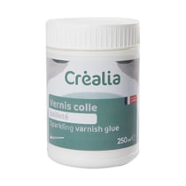Vernis colle pailleté Créalia - Pot de 250 ml