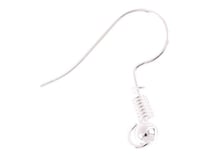 Boucles d'oreilles crochets Créalia - Argenté