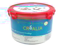 Seau et accessoires de pâtes à modeler Créalia - 16 pièces