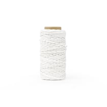 Cordon coton ciré 1 mm x 20 m Créalia - Blanc