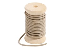 Cordon cuir 2 mm x 3 m Créalia - Beige