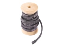 Lacet 5 mm x 1 m - Marron brossé - Créalia