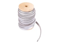 Lacet suédine 5 mm x 3 m Créalia - Argenté Lamé