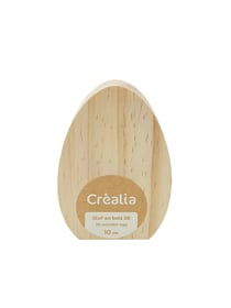 Œuf en bois 3D Hauteur 10 cm – Créalia