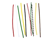 30 fils chenille 30 cm 10 couleurs Noël - Créalia
