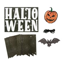 Kit guirlande en carton à assembler Halloween - Créalia 