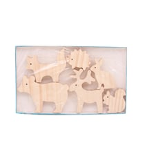 Mes animaux de la forêt en bois à décorer - Créalia